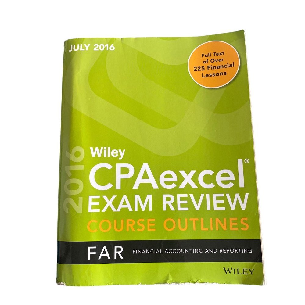 2016 Wiley CPAexcel EXAM REVIEW Study Guide